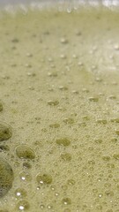 Matcha Foam Macro Series