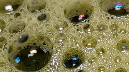 Matcha Foam Macro Series