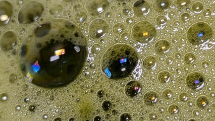 Matcha Foam Macro Series