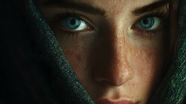 woman beauty look