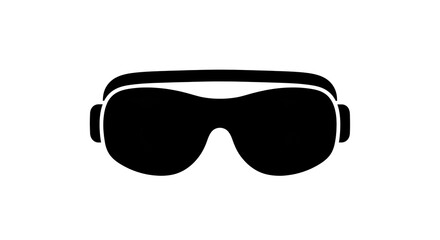 Goggles icon black and white