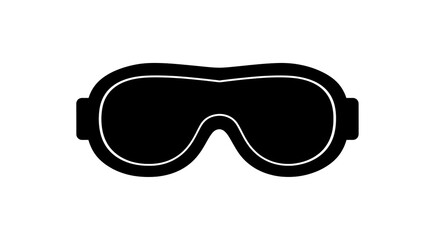 Goggles silhouette safety protection vision