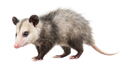 Opossum PNG Realistic Isolated Marsupials on Transparent Background