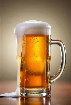 Cerveza fresquita en jarra 