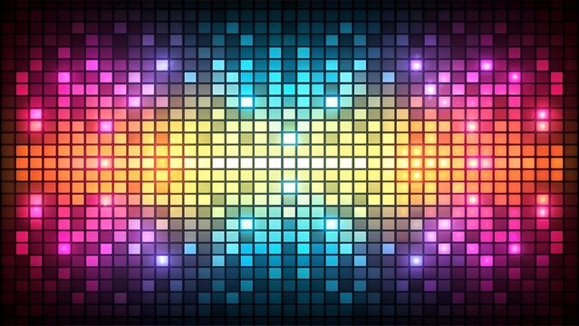 abstract colorful background with squares