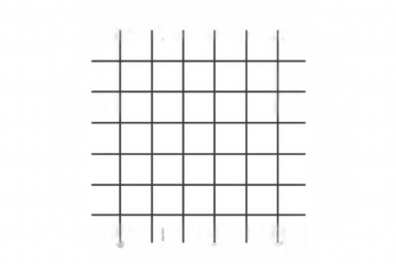 Grid pattern of black lines casting subtle shadows on a transparent background, forming a geometric matrix concept