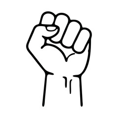 vector hand with thumb down