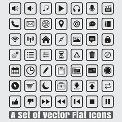 A Set of Vector Flat Icons