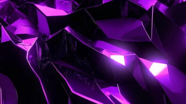 Purple facets abstract background