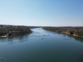 Rio Grande, Brazil, Marimbondo Hydroelectric Power Plant