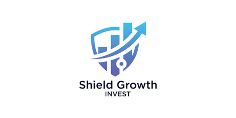 Shield Growth Invest Logo – Secure Finance and Investment Technology Symbol