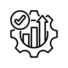 Productivity line icon