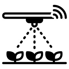 Smart irrigation icon