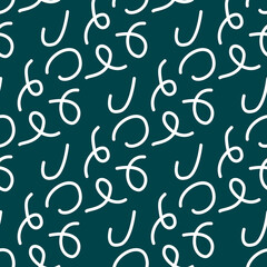 Abstract scribbles seamless pattern 
