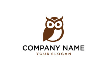 owl logo animal simple line vector, Simple owl head logo design icon cute animal vector owl logo vector ,Cute Owl Icon Representing Nocturnal Wildlife, Forest Creatures