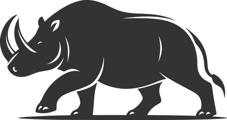 Black vector of a babirusa silhouette illustration
