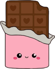Cute Kawaiii Chocolate Bar wi...