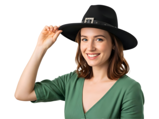 Pilgrim Woman Portrait Thanksgiving Celebration Smiling Festive Holiday Event