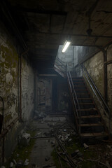 old abandoned factory