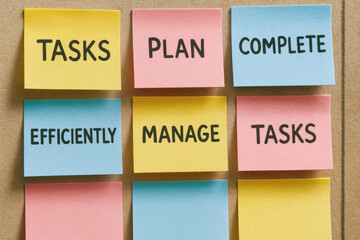 Efficient task management plan to complete tasks efficiently and organize workflow for better productivity and focused task completion