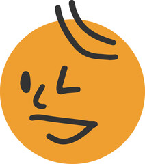 Face, emoji, emotion, abstract, illustration, vector
