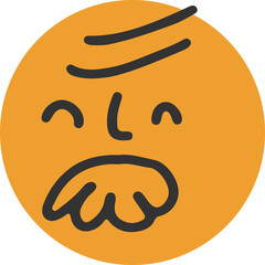 Face, emoji, emotion, abstract, illustration, vector
