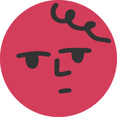 Face, emoji, emotion, abstract, illustration, vector
