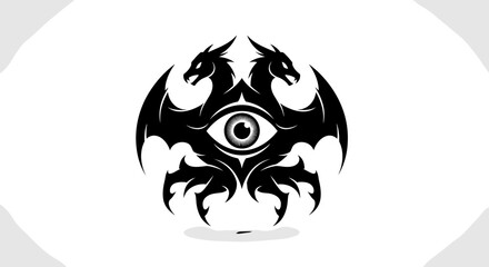TwoHeaded Dragon Eye A Symbol of Vision and Power.