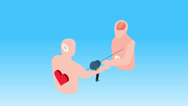 Balancing emotion and logic for success 3d animation cartoon