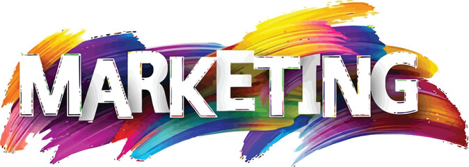 Vibrant marketing strategy concept to boost brand awareness and drive sales growth with a modern, colorful visual for advertising campaigns