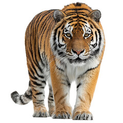 Fototapeta premium Tiger Roams Silent Jungle Hunting Prey