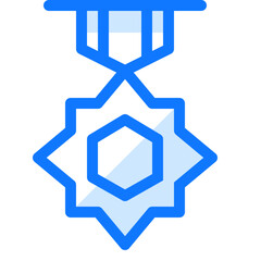 abstract blue icon