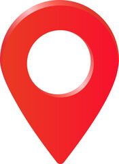 map pointer with red icon