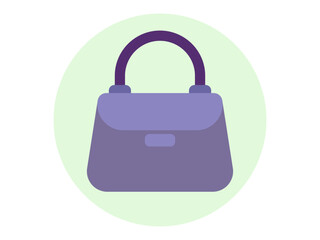 Free handbag icon. Fashion symbol icon vector. Solid vector icons. Flat illustration concept.