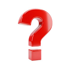 Confused about your business strategy? Get answers with a bold, glossy question mark!