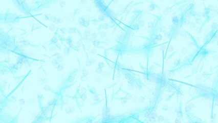 Sky Blue Handmade Japanese Paper with Fiber Texture.