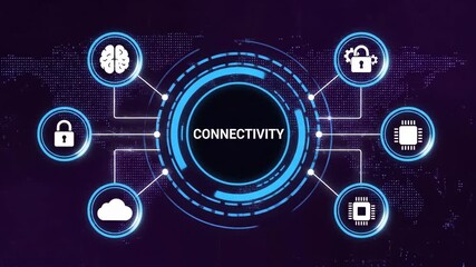 Connectivity Concept Digital Network Technology and Innovation Sustainable digital innovation - Powered by Adobe