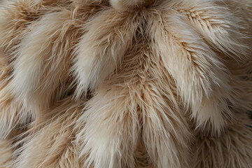 White and beige fur blend background, natural and calm look.