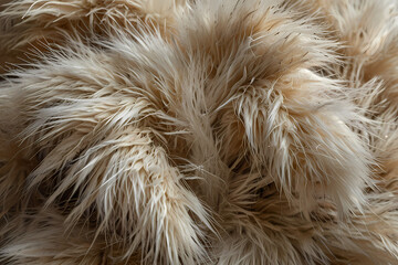 White and beige fur blend background, natural and calm look.