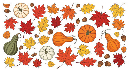 Decorative Fall Scene