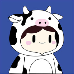 funny cow cartoon