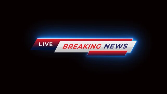 breaking news signed light effect green screen background
