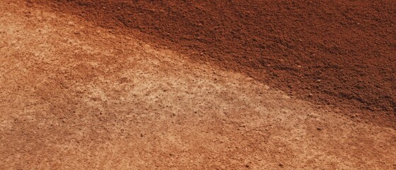 Premium Close-Up of Clay Tennis Court Surface Texture Authentic Sports Foundation for Professional Marketing and Social Media Campaigns