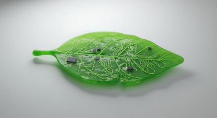 Electronic Leaf with Circuit Board Design