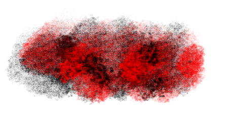 Dramatic Red Black Dirty element