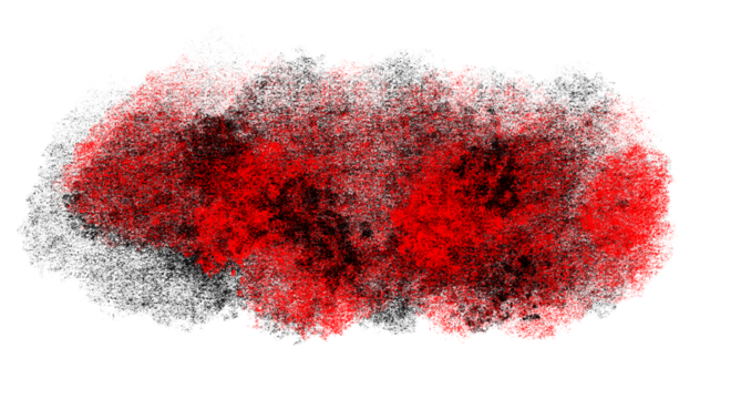 Dramatic Red Black Dirty element