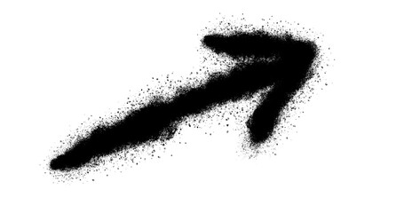 Spray Paint Path Arrow Concept