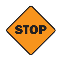 stop road sign
