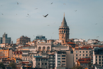 Obraz premium galata tower istanbul turkey