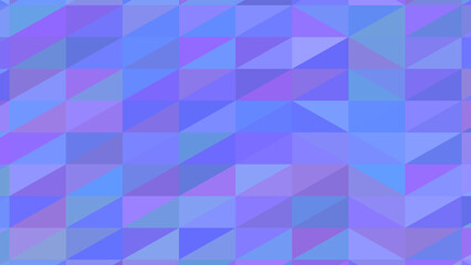 Fototapeta premium Cool blue and purple geometric triangle pattern background